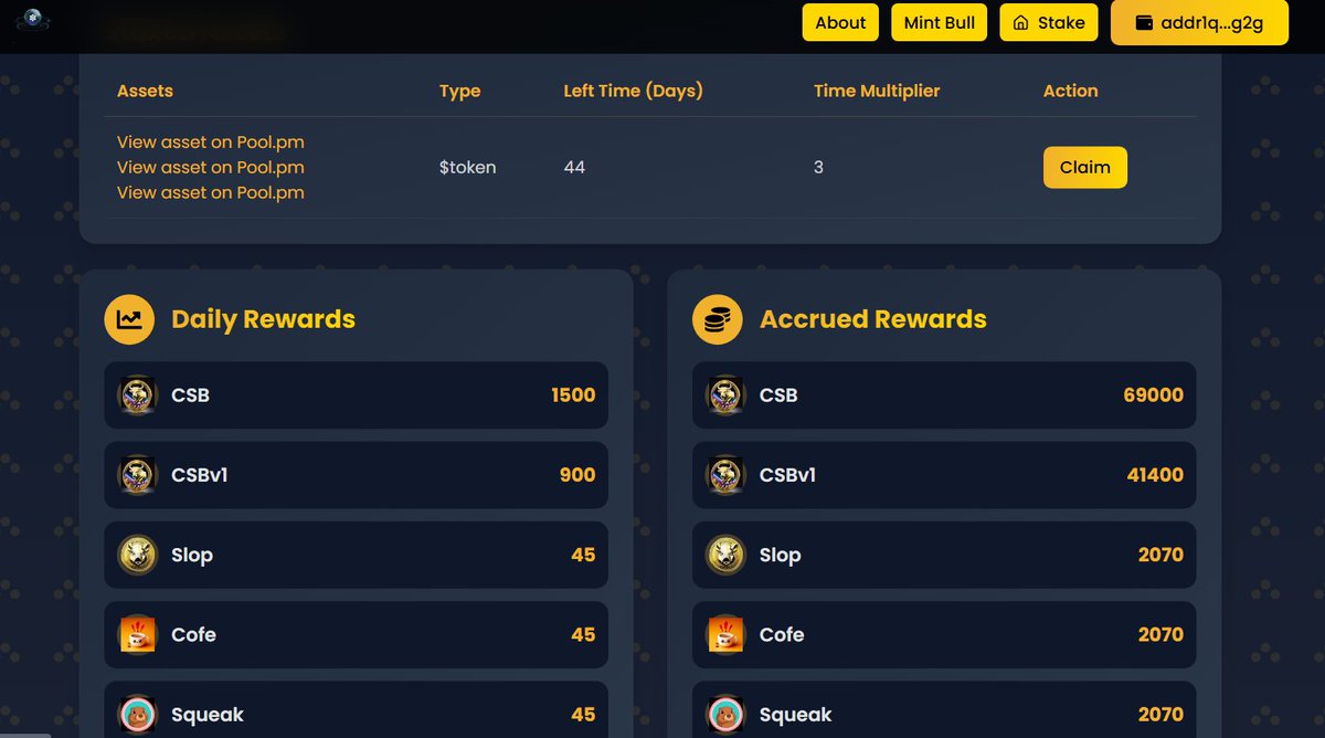 JPSconsulting (@jpscons) on Twitter photo #CSBv1 #CSB have nice staking platform don't miss out! Keep your rewards accumulated, 2155 stake keys left go get one from jpg. jpg.store/collection/car… <a href="/WorldOfGaia5Art/">Cardano Stake Bull v1.Ada</a> #CSBv1 #CSB have nice staking platform don't miss out! Keep your rewards accumulated, 2155 stake keys left go get one from jpg. jpg.store/collection/car… <a href="/WorldOfGaia5Art/">Cardano Stake Bull v1.Ada</a>