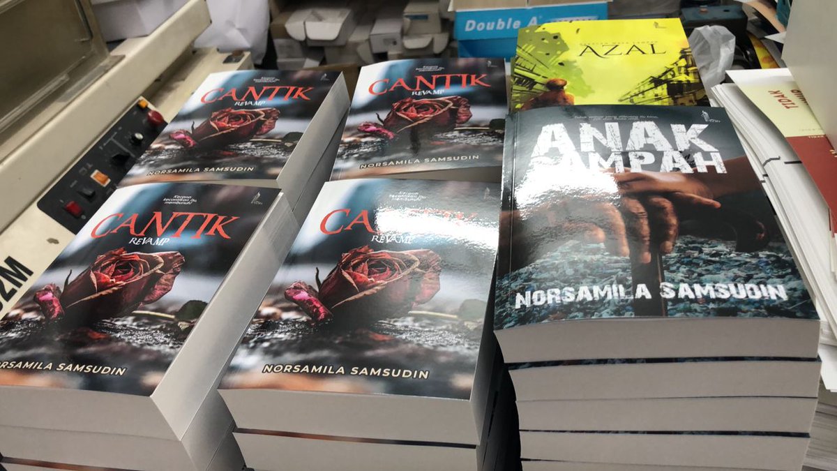 Alhamdulillah. Tiga judul yang sebelum ini tiada stok, sudah siap dicetak semula.

1) Novel Anak Sampah (restock 20 naskhah)
2) Novel Azal (restock 20 naskhah)
3) Novel Cantik: Revamp restock 52 naskhah)

Untuk pembelian, boleh ke Shopee
norsamilasamsudin.

Terima kasih.