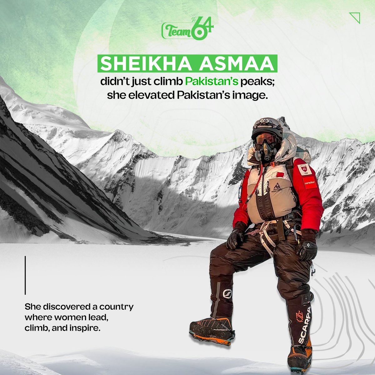 Armaghan_Hdr001's tweet photo. In the heart of Pakistan’s mighty mountains, Sheikha Asma found more than adventure — she witnessed a nation where women rise, break barriers, and become symbols of strength and inspiration.
#AsmaAlThaniInPakistan
#PakistanTheBeautiful https://t.co/P4DOQbdJay