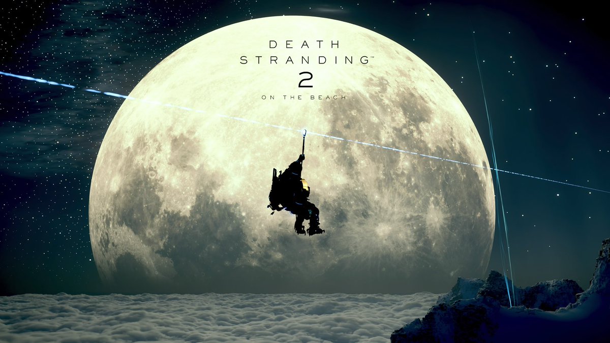 Fly Me To The Moon!
#DeathStrading2 
#DeathStranding2OnTheBeach 

まーじ背景めちゃ綺麗なのにロードサクサク！