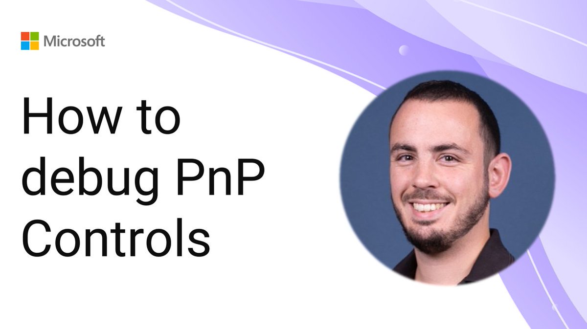 Microsoft 365 Developer (@microsoft365dev) on Twitter photo 💡 Learn how to debug PnP Controls in your SharePoint Framework solutions!
Let <a href="/michael_maillot/">Michaël Maillot</a> show you debugging techniques for reusable controls in SPFx.
📺 Watch the demo here → msft.it/6017ShKZD
#sharepoint #spfx #microsoft365dev 💡 Learn how to debug PnP Controls in your SharePoint Framework solutions!
Let <a href="/michael_maillot/">Michaël Maillot</a> show you debugging techniques for reusable controls in SPFx.
📺 Watch the demo here → msft.it/6017ShKZD
#sharepoint #spfx #microsoft365dev