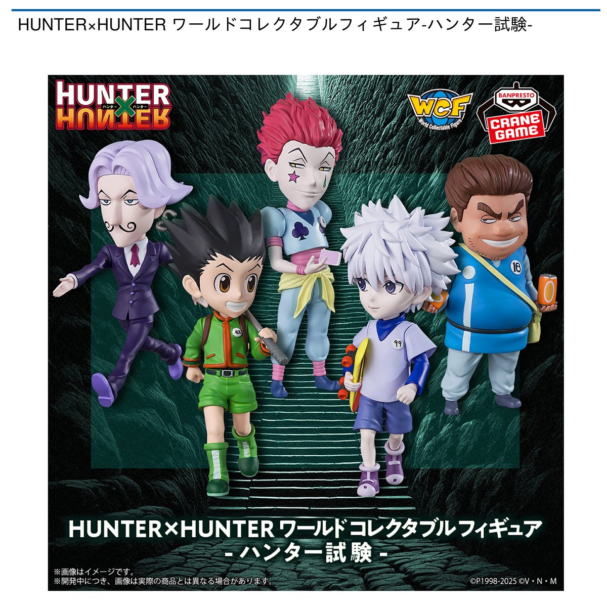 🎣0時投入景品⚡ 「HUNTER×HUNTER ワールドコレクタブルフィギュア