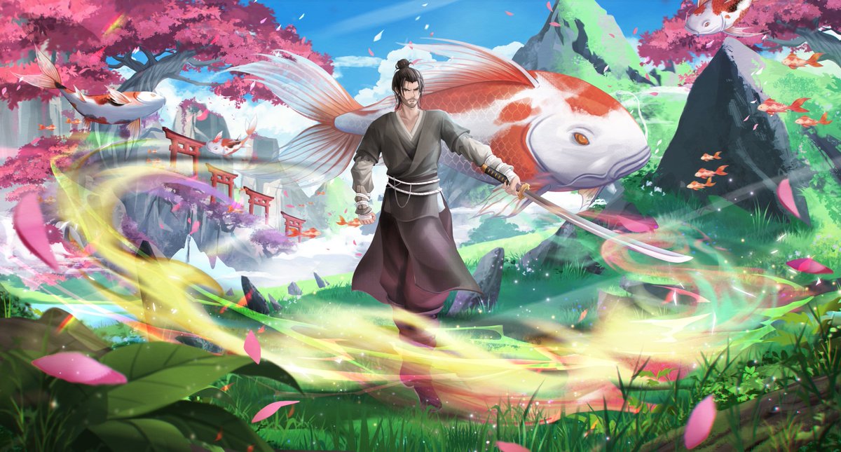 GM! Start your day with a spark of GKOI Magic⚡This drop by <a href="/HoshiShan/">Hoshi Shan ★彡</a> pulls you deep into our world—where Legends Train &amp; Warriors Rise🔥

🌊Seiryu Guardian of Wisdom awaits you in the Arena, are you ready to be a master of Kenjutsu?

⛩️Wisdom Awakens <a href="/gkoi0x/">GKOI</a> #GKOI #NFTArena
