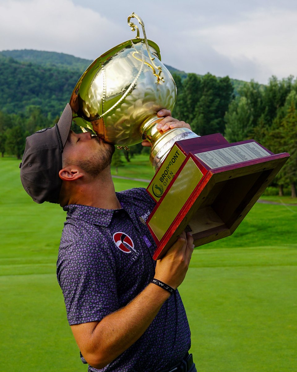 PGATOURAmericas's tweet image. Second Start. First Win 🏆
Dillon Stewart is the 2025 Bromont Open Champion!