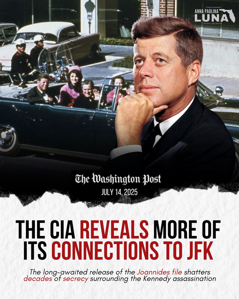 The release of the George Joannides CIA personnel file that was secured by my Task Force on Declassification forever changes the game on the facts around the JFK assassination.

We just learned definitively that the CIA has been lying for 62 years about the assassination of an