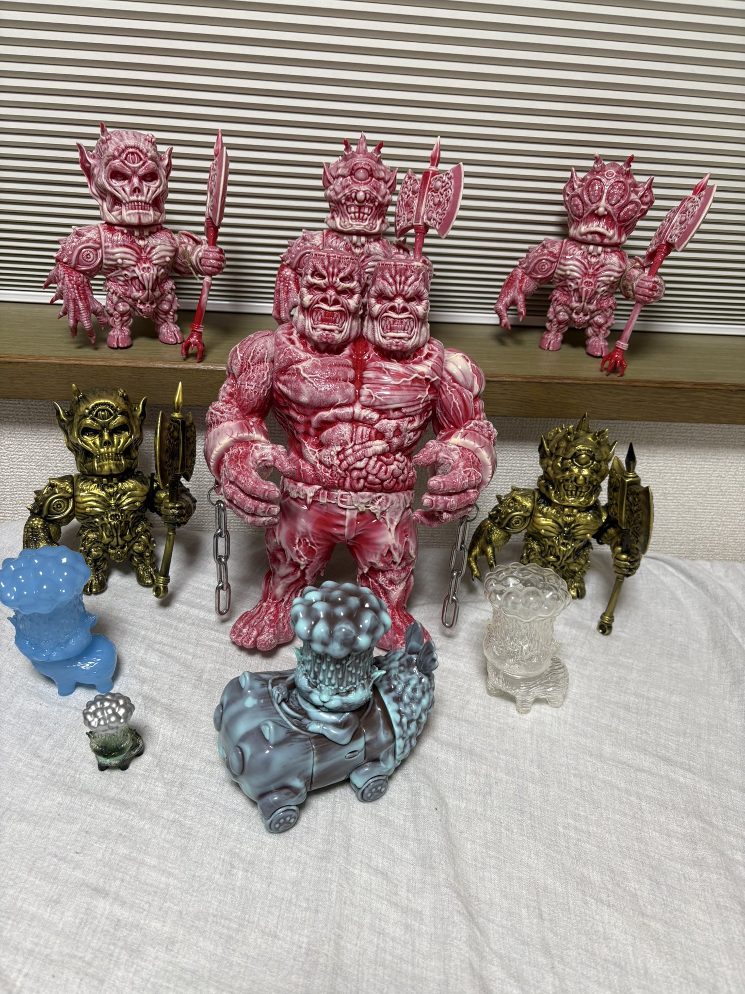 もうこやま海老天猫カーチョコミントMOUCOYAMAソフビ