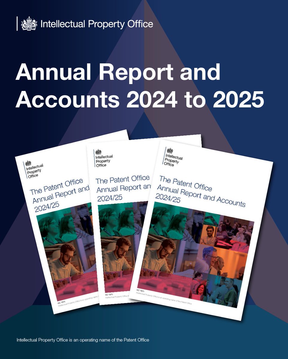 Now published: Our Annual Report &amp; Accounts,  2024/25.

• 89% customer satisfaction score
• New One IPO Patent Search service launched
• Efficiencies worth 4.8% of our core operating costs achieved
• Strategic workforce plan created

Read more [link]: gov.uk/government/pub…