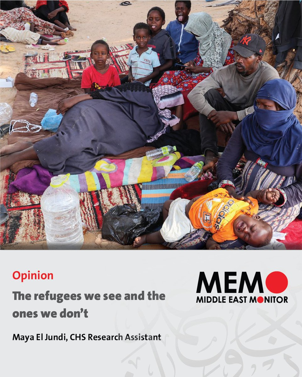 onlineCHS's tweet image. 🔴 Op-ed Alert | "The refugees we see and the ones we don’t"
"over 1.2 million #Sudanese refugees have fled to #Chad, and the World Food Programme (WFP) says it needs $77 million just to provide half-rations for six months. That breaks down to roughly $770 per person per year."…