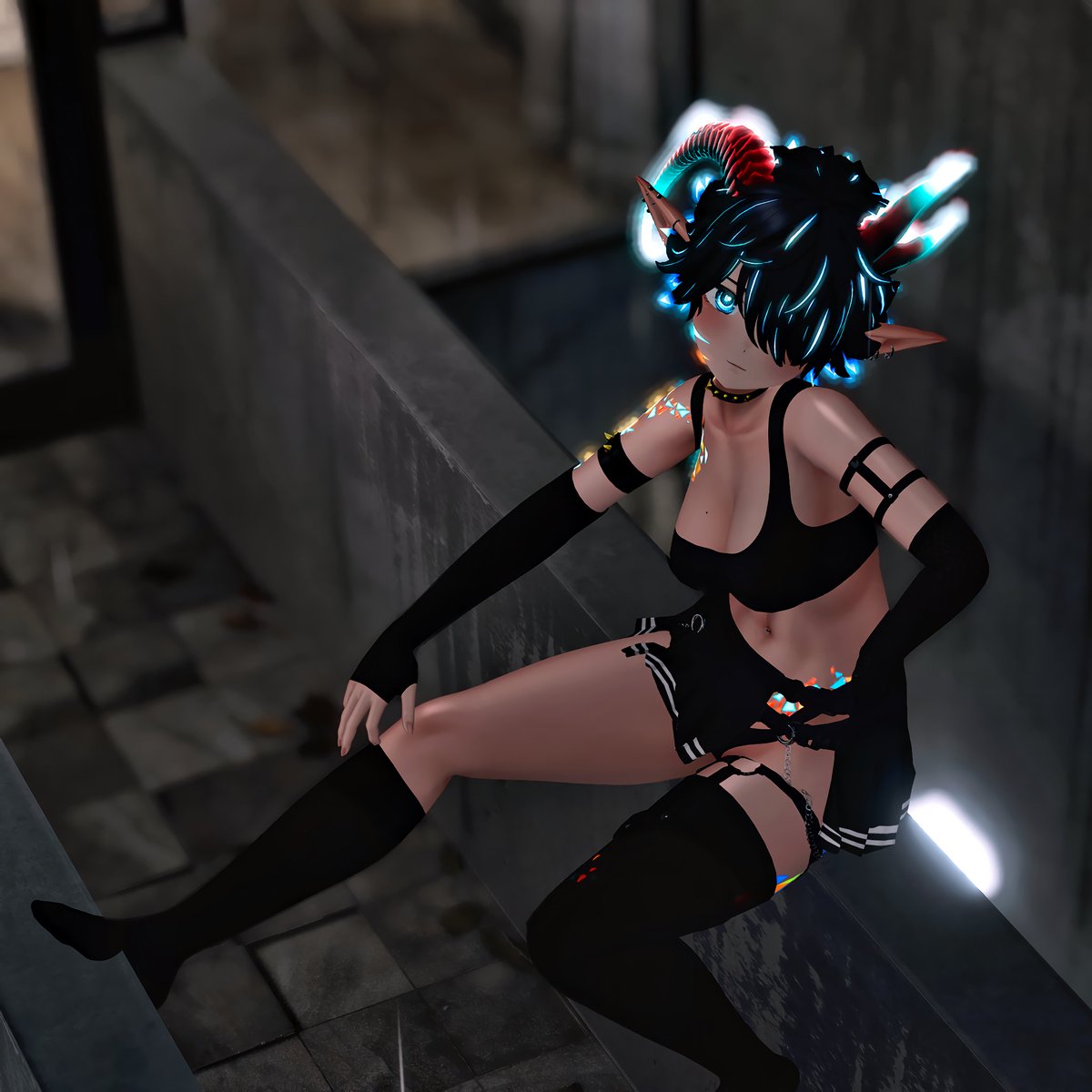 thesilvermonk's tweet image. Guessing you wanna slip past me. Well you have to pay my toll.
#VRChat #VRChatPhotography #Velle3D