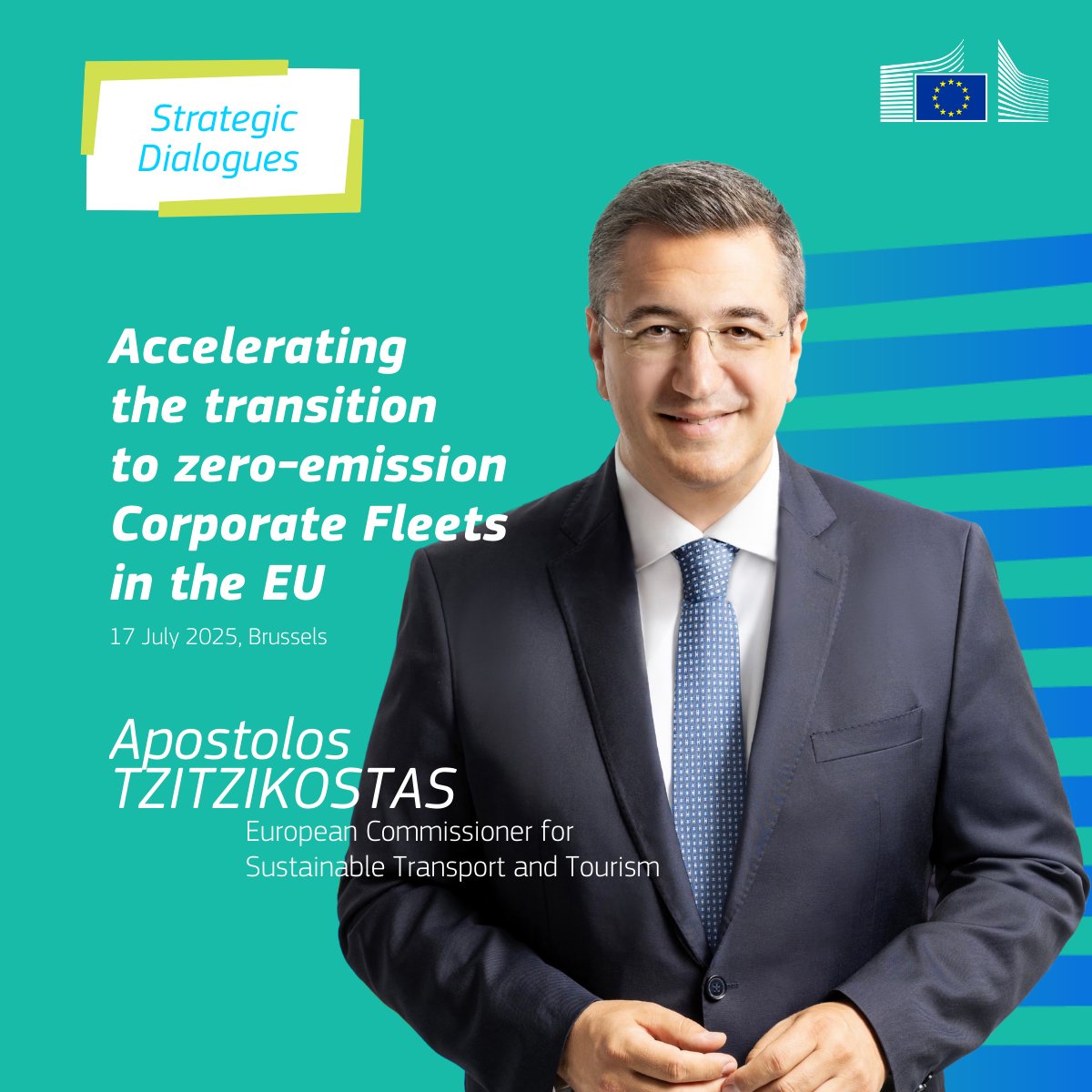 Transport_EU's tweet image. 🚘 On 17 July, #EUTransport Commissioner @tzitzikostas will host a Strategic Dialogue on accelerating the transition to zero-emission corporate fleets in 🇪🇺.
The event will gather stakeholders to chart a path toward fast, fair fleet decarbonisation.
🔗europa.eu/!TQrc48