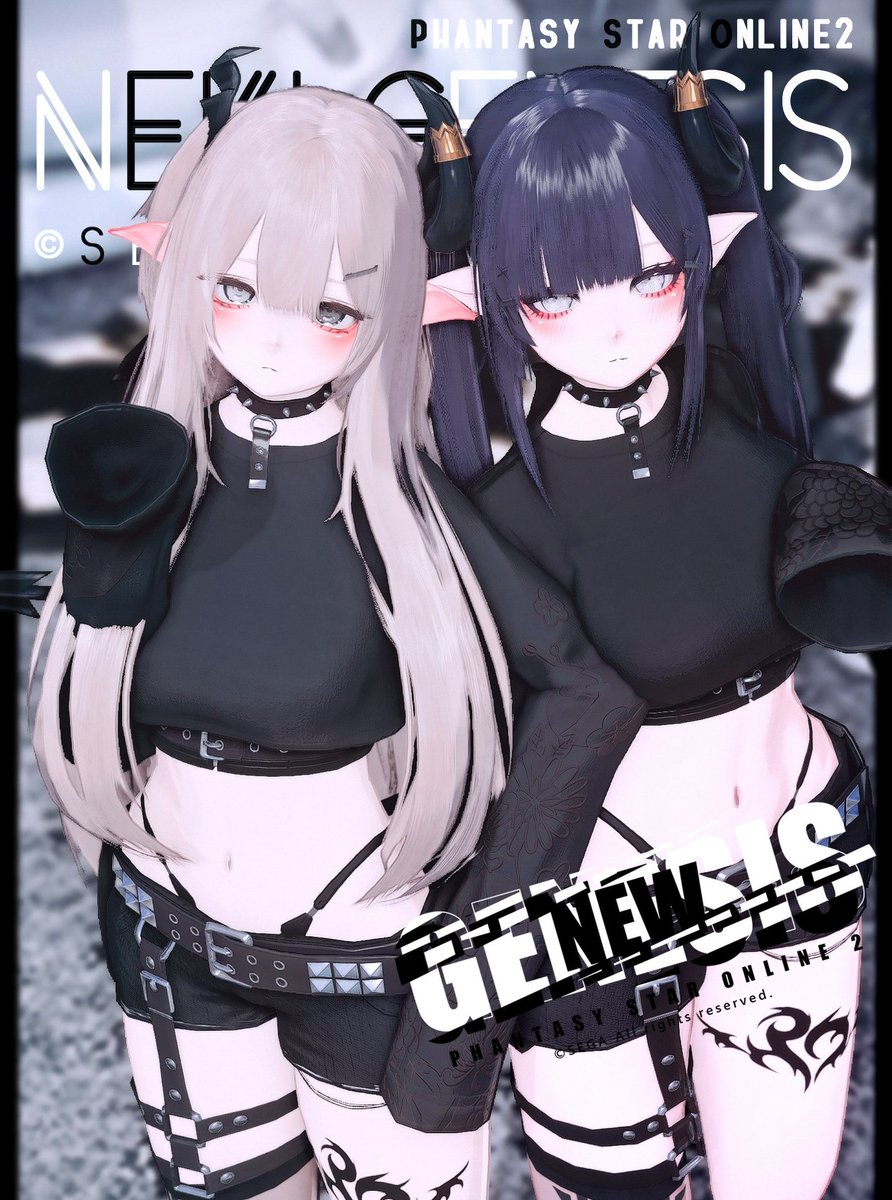 🤍ꔛ🖤
#PSO2NGS #ma7ロゴ
#メンテの日じゃないけどssを貼る