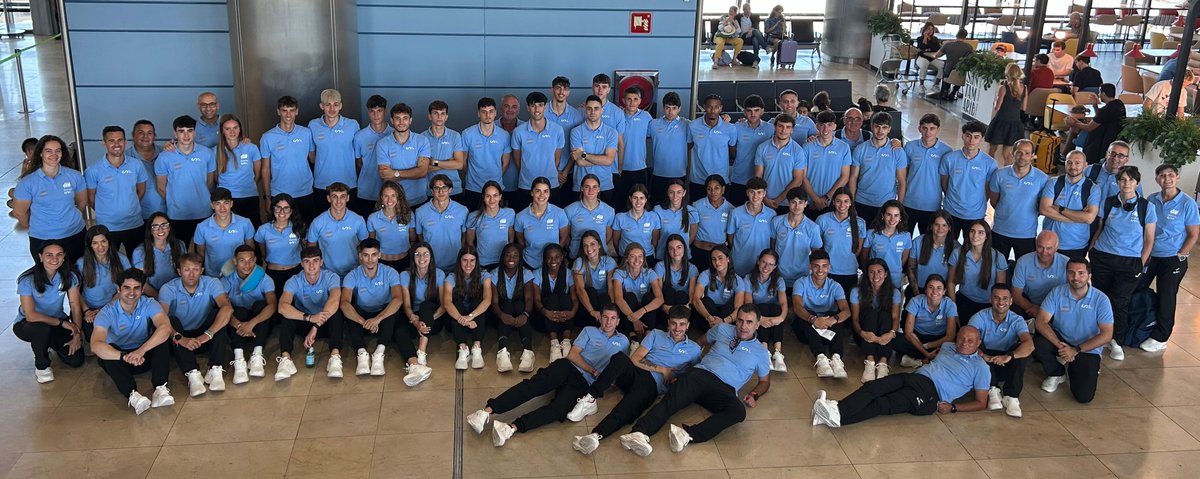 Nuestra Preselección de #EspañaAtletismo ✈️ camino de #Bergen2025 🇳🇴

6⃣5⃣ atletas con las ilusiones por las ☁️☁️

Desde este próximo jueves y hasta el domingo
#PasiónPorCompetir ❤️ 

📺 mañanas <a href="/EurovisionSport/">Eurovision Sport</a>
📺 tardes <a href="/rtveplay/">RTVE Play</a>