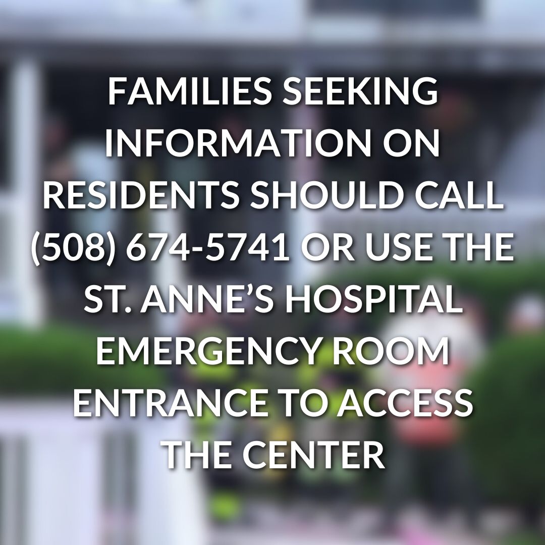 An area has been set up at the chapel of St. Anne's Hospital for families impacted by the fire at the Gabriel House Assisted Living Facility in Fall River.

Read the story for more details: wpri.com/news/local-new…