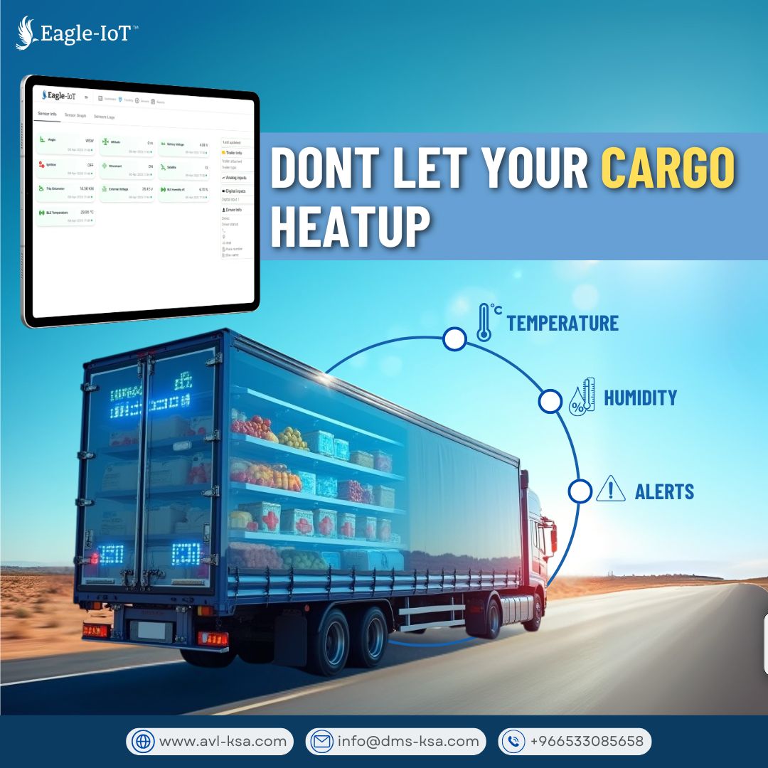Eagle_IoT's tweet image. Eagle-IoT Reefer Monitoring keeps your perishable cargo at perfect conditions—always. Monitor temperature and humidity in real time, and receive instant alerts if thresholds are breached.
avl-ksa.com/en/reefer-moni…
#Logistics #food #refrigeration #Fleet #Eagle_IoT #reefertruck