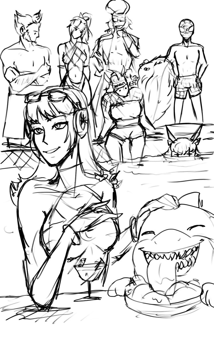 Akeozul's tweet image. A small sketch, according to the idea that I had today, I will make a full drawing this week
#MarvelRivalsfanart