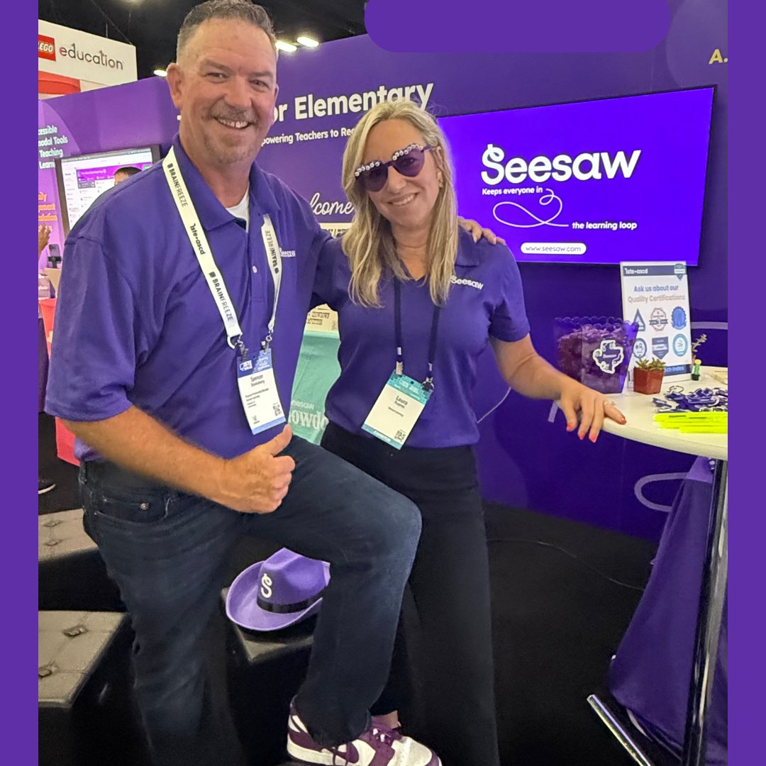 Seesaw's tweet image. Stop by Booth 27 at the Title III Symposium in San Antonio to explore how Seesaw supports emergent bilingual students through multimodal learning and educator-focused resources. 📚💬
📍 Henry B. Gonzalez Convention Center
🗓️ July 15–17
🟣 Booth 27
#TitleIIISymposium…