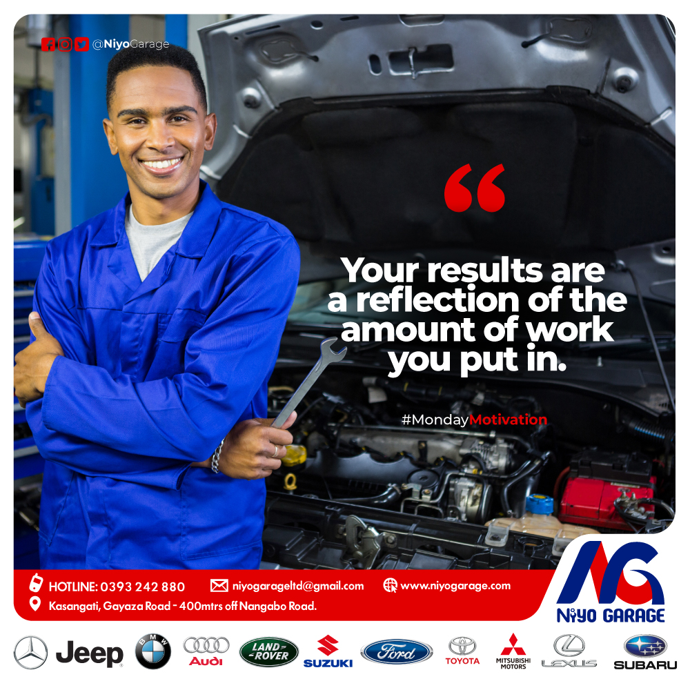 NiyoGarage's tweet image. Make no mistake, your results are usually a reflection of the effort you put in. Attack the week strong with persistence and resilience. Success will surely be yours. #mondaymotivation