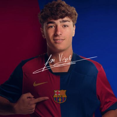 El vilassarenc Jan Virgili comença la pretemporada amb el primer equip del <a href="/FCBarcelona/">FC Barcelona</a> ⚽️

bit.ly/4eO2gFt