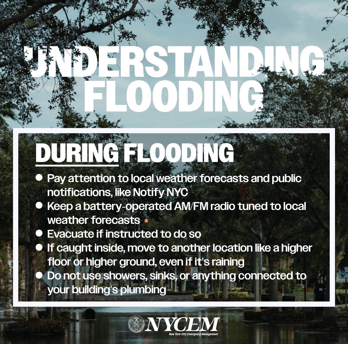 A Flood Watch is in effect, especially for low-lying/poor drainage areas until midnight. We have activated the City’s Flash Flood Emergency Plan.

Showers and thunderstorms are expected Monday afternoon through midnight, with the main hazard being heavy downpours and localized