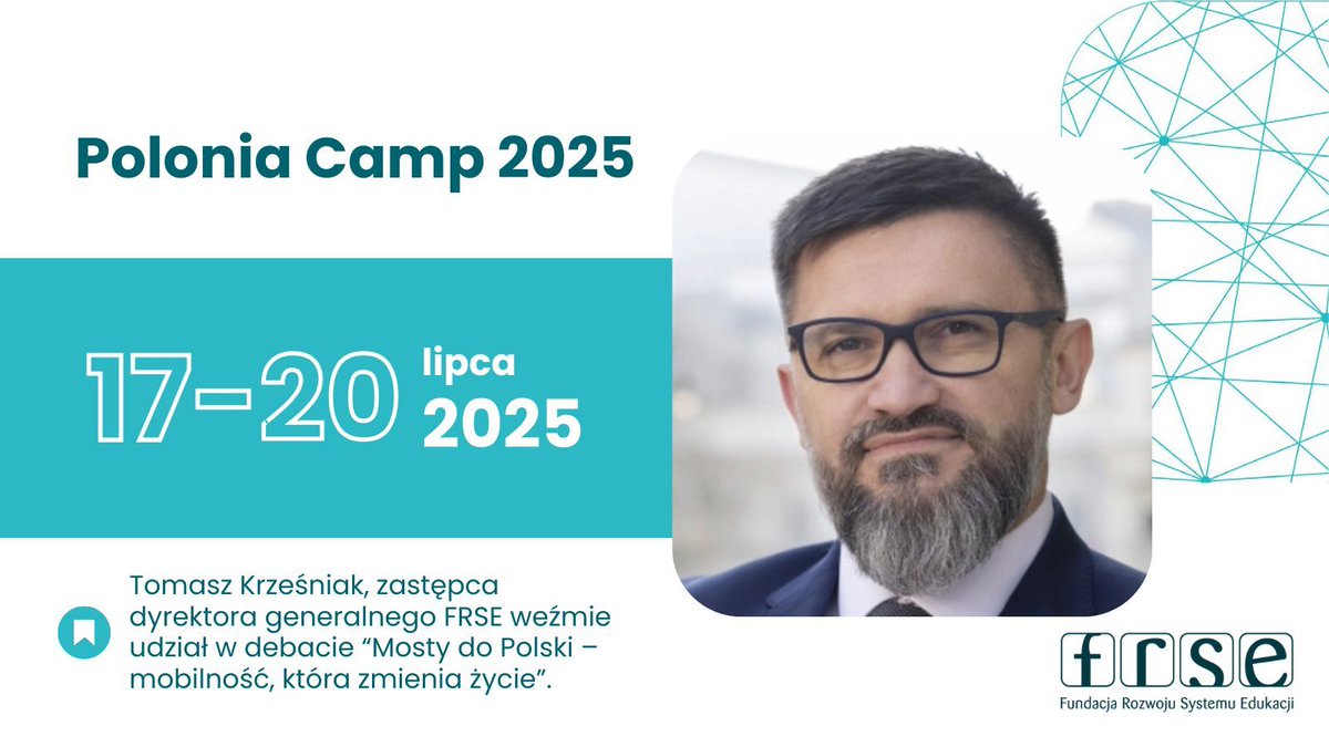 FRSEdukacji's tweet image. 🇵🇱 FRSE na Polonia_Camp 2025! Już odliczamy dni do wydarzenia, które po raz pierwszy połączy młodą Polonię z całego świata! Polonia_Camp 2025 to cztery dni pełne inspiracji, współpracy i dobrej energii – a my tam będziemy!
📅 17–20 lipca 2025
Więcej: poloniacamp.eu