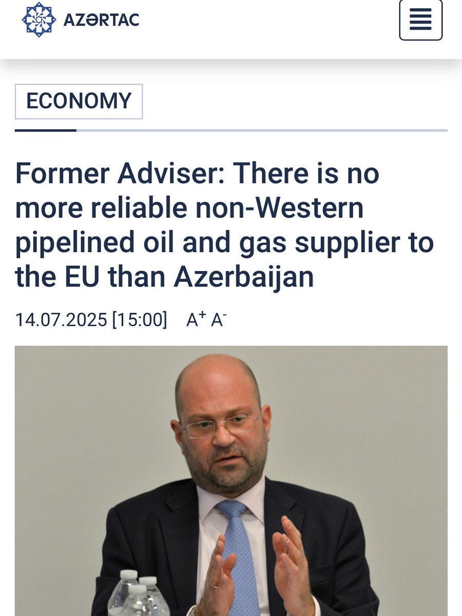 Damjan Krnjević, Director for Policy Research at IDD, spoke to #AZERTAC about the growing significance of the Middle Corridor, China’s strategic interests, and Azerbaijan’s evolving role as a regional innovation hub.

🔗Read full interview here: shorturl.at/bkt7N