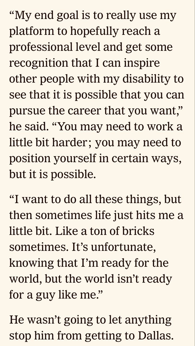 BruceFeldmanCFB's tweet image. Looking for an uplifting way to kick off your week? Meet 21-year old @Andrew_Cherico, one of the most remarkable people I’ve ever met. nytimes.com/athletic/64881…