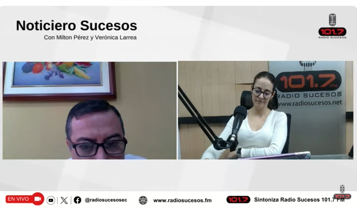 Radio Sucesos Ecuador (@radiosucesosec) on Twitter photo 🔴 #NoticieroSucesos con <a href="/verocha16/">Vero Larrea</a>
🎙️ Shubert Rosero (<a href="/aguadequito/">Epmaps - Agua de Quito</a>), jefe de Ingeniería de Proyectos de EPMAPS, se refirió a la crisis de agua en el sur de Quito tras el colapso de una tubería principal.
🗣️ “Se rompieron 300 metros de tubería de acero de 42 pulgadas —eso es más 🔴 #NoticieroSucesos con <a href="/verocha16/">Vero Larrea</a>
🎙️ Shubert Rosero (<a href="/aguadequito/">Epmaps - Agua de Quito</a>), jefe de Ingeniería de Proyectos de EPMAPS, se refirió a la crisis de agua en el sur de Quito tras el colapso de una tubería principal.
🗣️ “Se rompieron 300 metros de tubería de acero de 42 pulgadas —eso es más