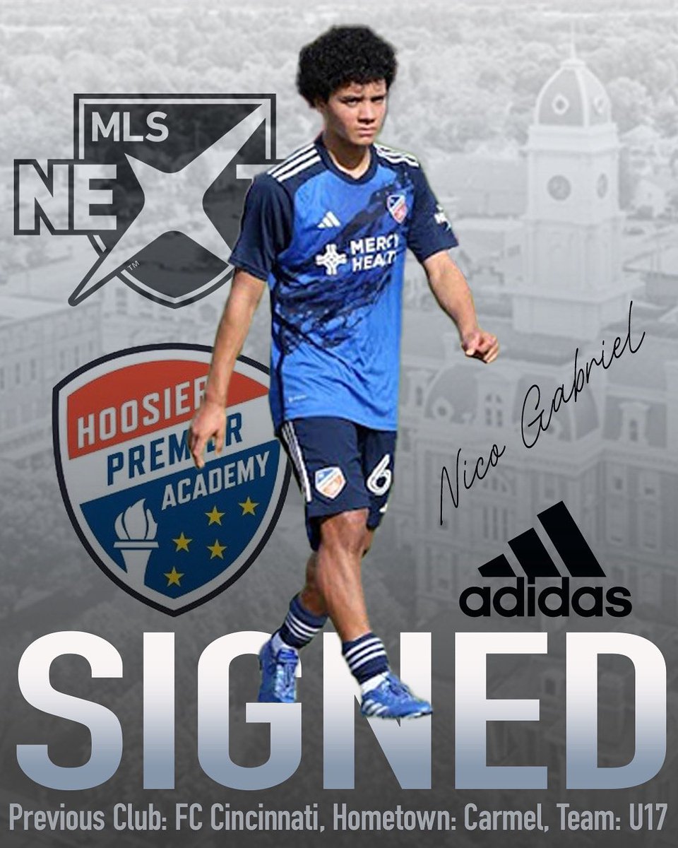 🎉Signed &amp; Ready 🎉

Future 🔒 Dreams ➡️ Action

We’re thrilled to announce that Nico Gabriel has committed to Hoosier Premier Academy. 

📍U17
🎯Box to Box. High Soccer IQ. Excellent Distribution.
🚀Next Stop: Hoosier Premier Academy

Welcome to the family, Nico.