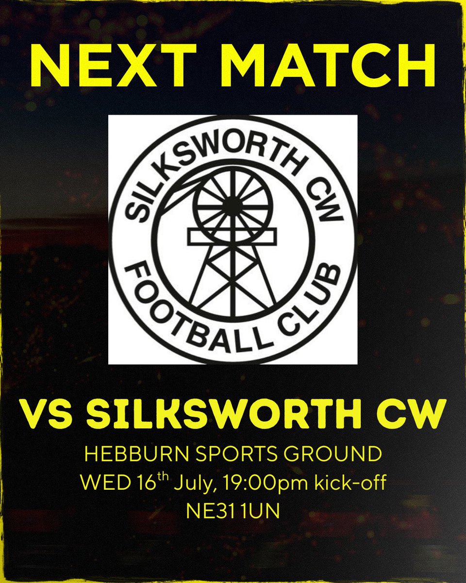 Hebburn Town Reserves (@townreserves) on Twitter photo We’re back in action on Wednesday as we take on <a href="/SilksworthCWFC/">Silksworth CW FC</a> at the Sportsy ⚽️
We look forward to seeing everyone at the match 🐝
#WeAreHebburnTown🐝 We’re back in action on Wednesday as we take on <a href="/SilksworthCWFC/">Silksworth CW FC</a> at the Sportsy ⚽️
We look forward to seeing everyone at the match 🐝
#WeAreHebburnTown🐝