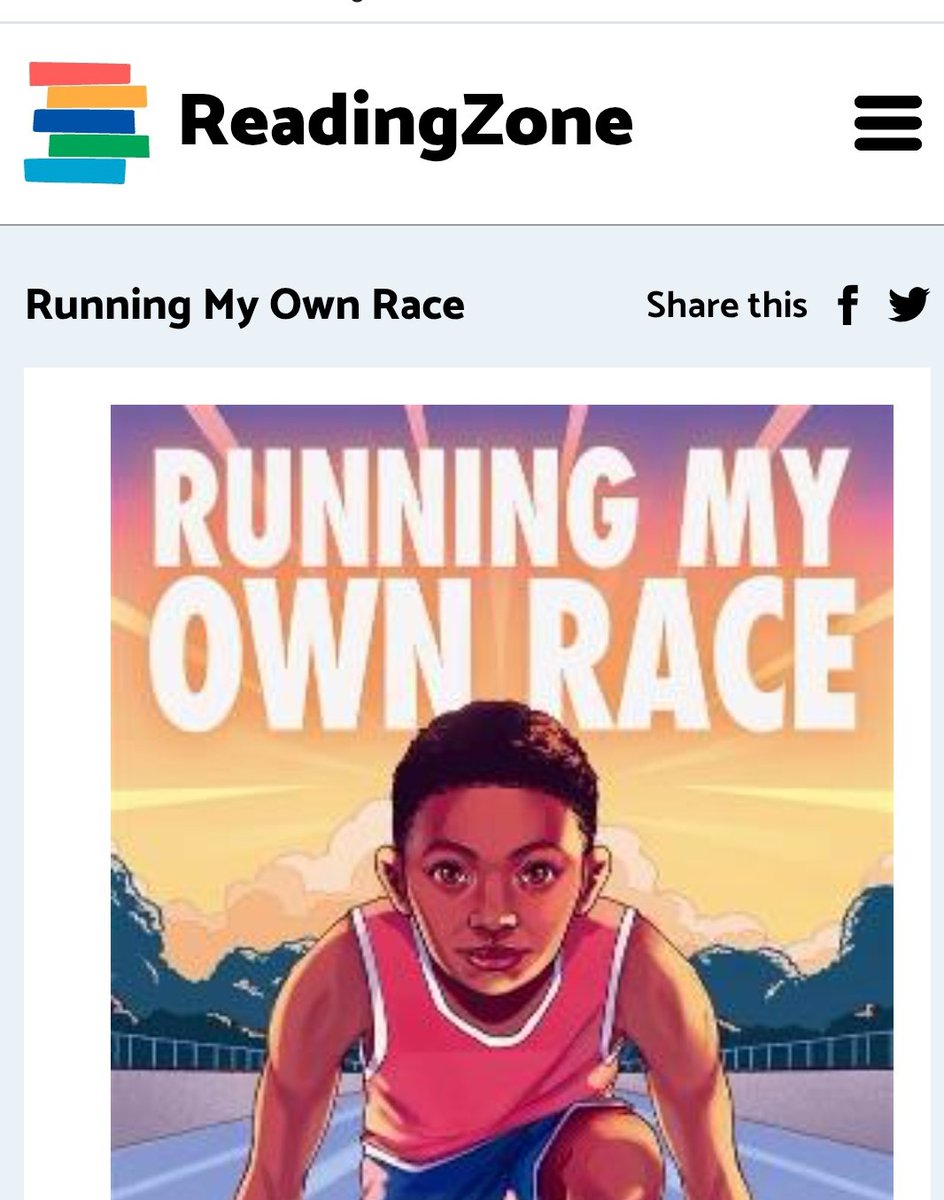 Happy to have done an indepth Q&amp;A for <a href="/readingzone/">ReadingZone.com</a>. There's also a video of me reading from RUNNING MY OWN RACE. Check it out on their website.
readingzone.com/books/running-…

<a href="/NosyCrow/">Nosy Crow</a> 
#runningmyownracebook 
#summerreading
#middlegrade