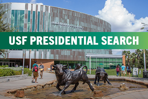 USouthFlorida's tweet image. Bulls, a reminder that our Presidential Search Committee will hold a virtual listening session via Teams tomorrow morning (7/15) at 10:30am.
Tune in and get involved in the search for #USF’s ninth president!🤘
🔗: ow.ly/N2R350Wpfuh