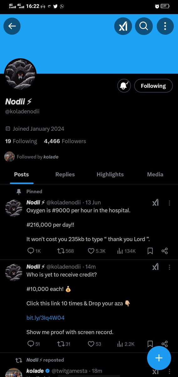 Jerry_jj77's tweet photo. @twitgamesta @koladenodii 9061629733
Opay
Ajayi Jeremiah 
Make I even see food chop today 🙏🤲❤️ https://t.co/6Gx3JxtVDy