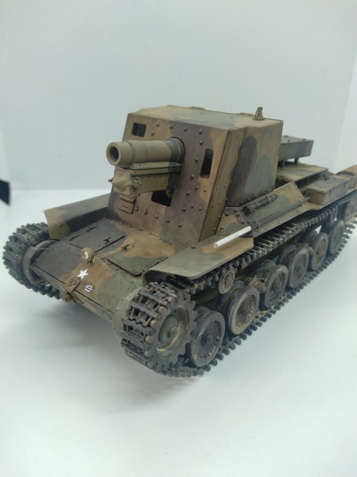 #めいさーいプラモ上げまへんか 筆塗りで頑張ってみましたー 