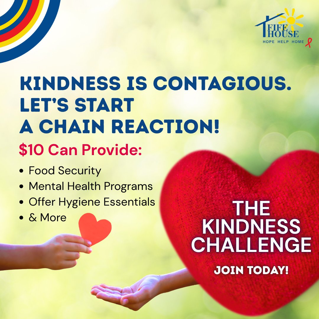 💖 What does kindness look like?
Sometimes, it’s as simple as $10 and a whole lot of heart.
Join the Kindness Challenge and make a real impact — one small act at a time. 🌈
🫶 Link in bio. #FifeHouseKindnessChallenge #ChooseLove #LeadWithLove #KindnessIsPower