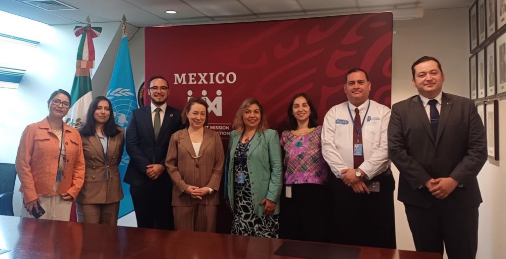 MexOnu's tweet image. Hoy comenzó el Foro Político de Alto Nivel #HLPF2025 con una reunión de coordinación para dialogar sobre la posición de México en este espacio multilateral. Se priorizará la acción local a favor de los ODS. 🇲🇽🌎