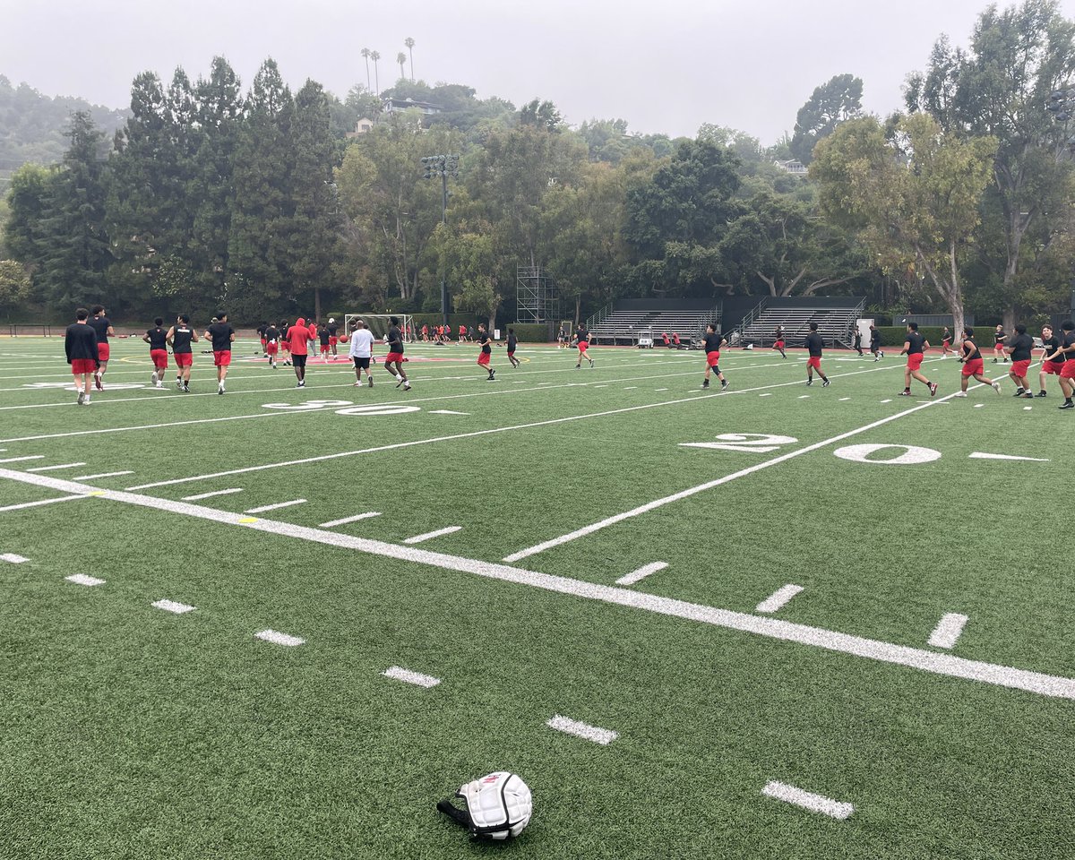 Made the trek to Studio City to check  out Harvard Westlake football. The Dameon Porter era is underway…