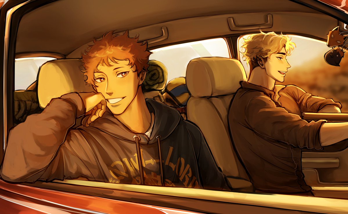 0wl_lord's tweet image. Roadtrip  #atsuhina