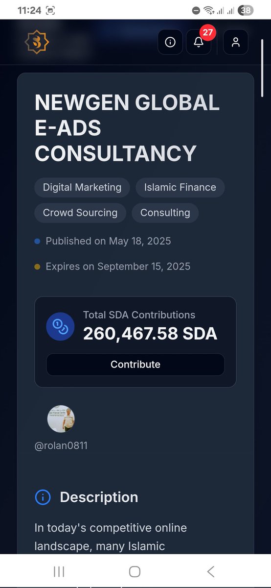 Estelita Agonod (@saysonofficial) on Twitter photo 🌐 Step into the future with NEWGEN GLOBAL E-ADS CONSULTANCY PROJECT! Learn how to master digital ads, boost brands, and earn globally. Build skills that pay—join the e-ads revolution today! 🚀📊
📌 JOIN HERE 👇
sidrastart.com/project/b8d4d1…
<a href="/rolan77394/">RK Manalo</a> <a href="/maljefairi/">محمد الجفيري</a> <a href="/noumanmh/">Nouman Mahmood</a> 🌐 Step into the future with NEWGEN GLOBAL E-ADS CONSULTANCY PROJECT! Learn how to master digital ads, boost brands, and earn globally. Build skills that pay—join the e-ads revolution today! 🚀📊
📌 JOIN HERE 👇
sidrastart.com/project/b8d4d1…
<a href="/rolan77394/">RK Manalo</a> <a href="/maljefairi/">محمد الجفيري</a> <a href="/noumanmh/">Nouman Mahmood</a>