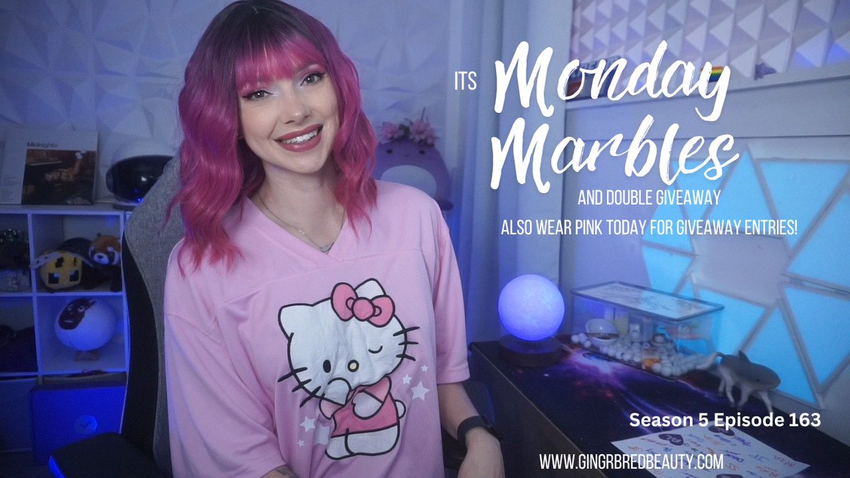 gingrbredbeauty's tweet image. Its MONDAY and we are BACK in the #GSPOT for another fun day! Also, entries for those of you who wear pink with me today!  Don't forget, if you were on the board last week, we are doing the DOUBLE GIVEAWAY today! Come hang #live on #twitc in 15 twitch.tv/gingrbredbeauty
#repost for…