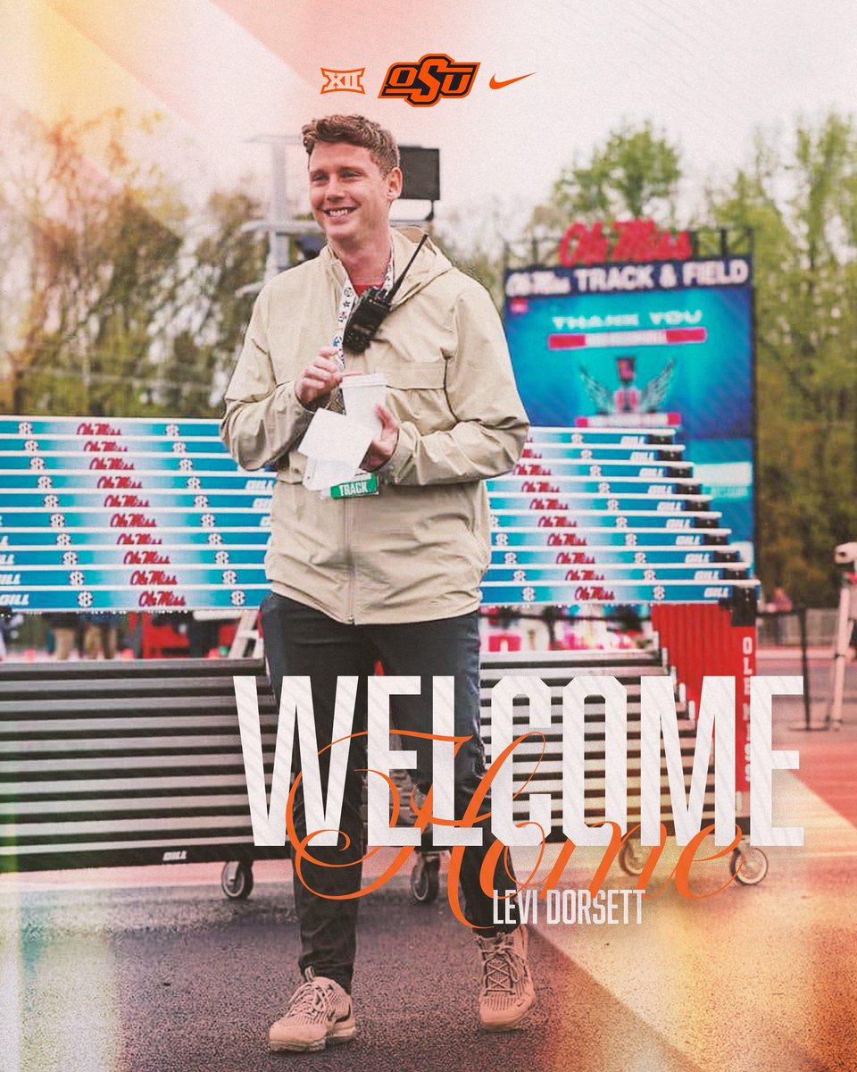 run4okstate's tweet image. A warm welcome to our new Director of Operations, Levi Dorsett!
Levi joins our staff after six years at Ole Miss, where he also served as Director of Operations 🤠
#GoPokes I #run4okstate