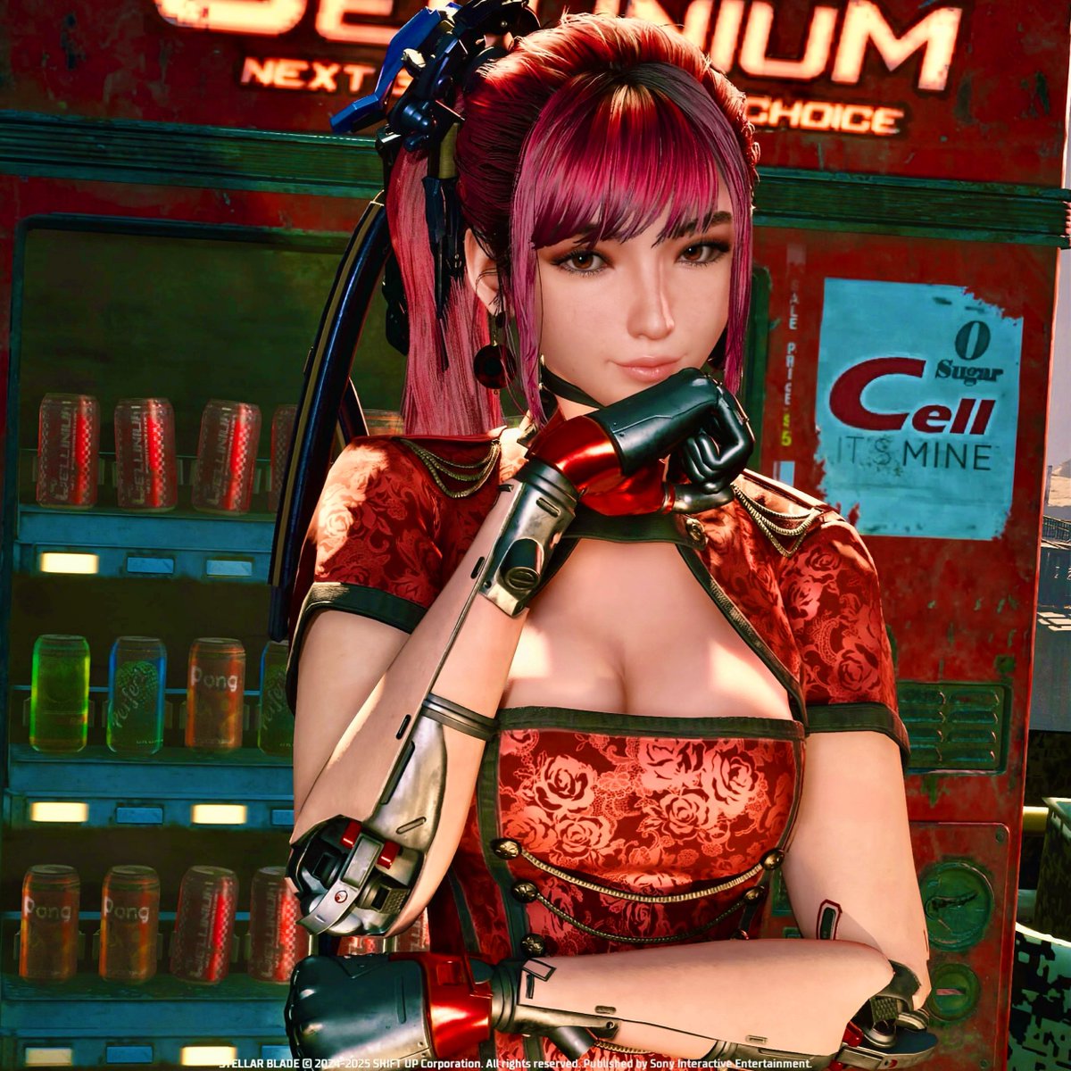 Eve is so pretty in red. 🥰✨

#StellarBlade #Eve #StellarBladeFans #PortraitMonday #StellarBladePhotomode #PhotoMode #VirtualPhotography