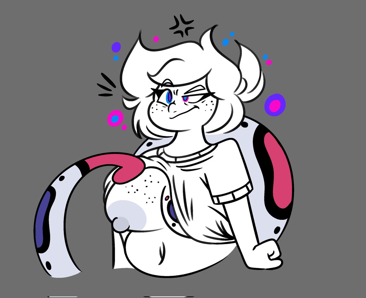 Resisting but she's already lost &gt;:))))