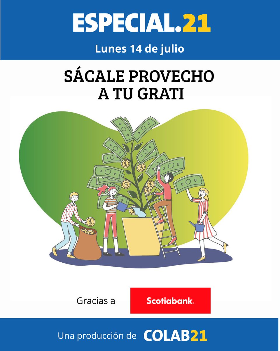 Perú21 (@peru21noticias) on Twitter photo ¡Imperdible! 🤗ESPECIAL.21  “SÁCALE PROVECHO A TU GRATI”
¿Sabías que los expertos recomiendan destinar el 30% al ahorro o inversión?
¿Cuáles son tus objetivos?  ¿cuál es tu situación financiera? ¿puedes invertir?  Estas y  otras consideraciones  mañana en nuestro especial. ¡Imperdible! 🤗ESPECIAL.21  “SÁCALE PROVECHO A TU GRATI”
¿Sabías que los expertos recomiendan destinar el 30% al ahorro o inversión?
¿Cuáles son tus objetivos?  ¿cuál es tu situación financiera? ¿puedes invertir?  Estas y  otras consideraciones  mañana en nuestro especial.