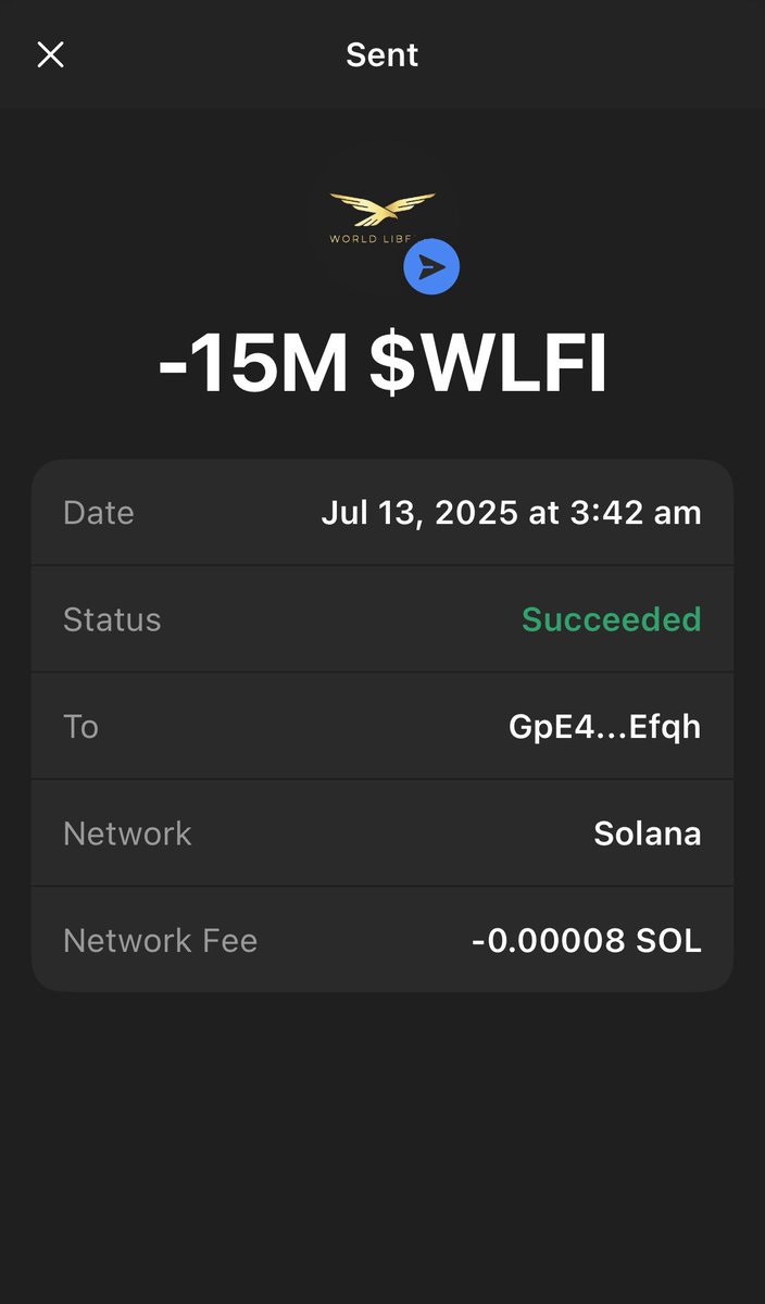 bobo_nakamoto's tweet image. I&apos;m starting to send tokens to our customers!

$WLFI ON SOL! 

Real Dev , Real World Liberty Finance

Let’s go!

Drop #SOL and #ETH address  free $WLFI Let’s go!