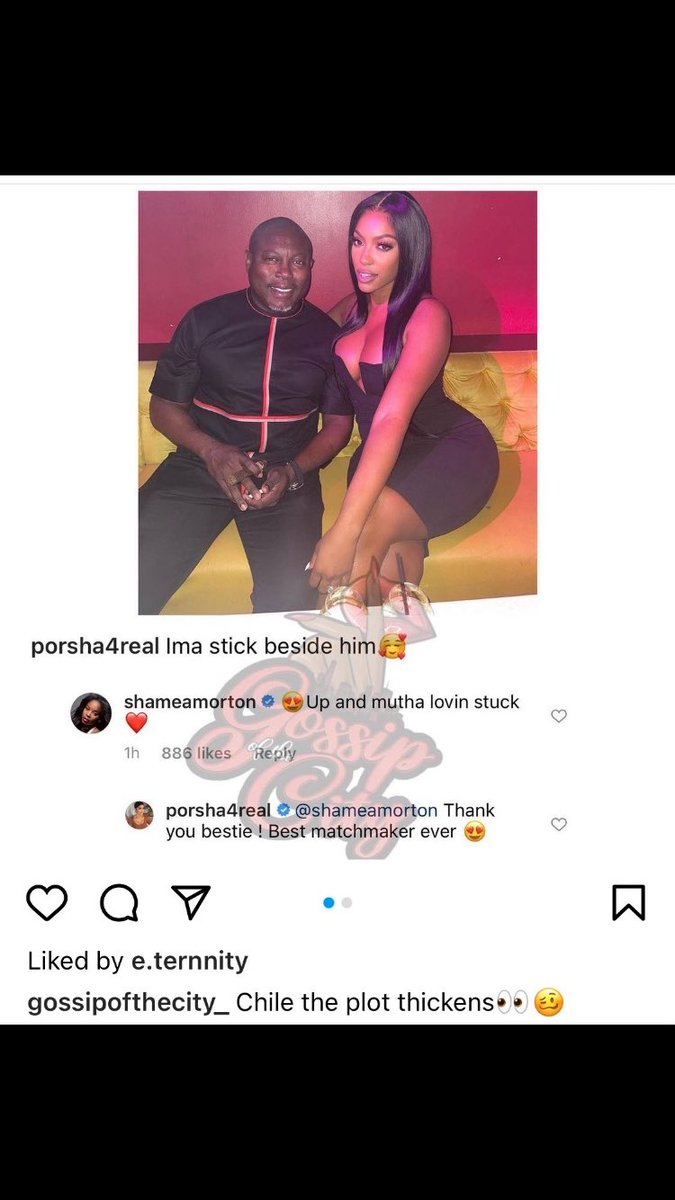 Miss_Go_Getta's tweet image. Somebody lying Porsha Told Shamea she was the best Match mater ever #RHOA #RHOAReunion