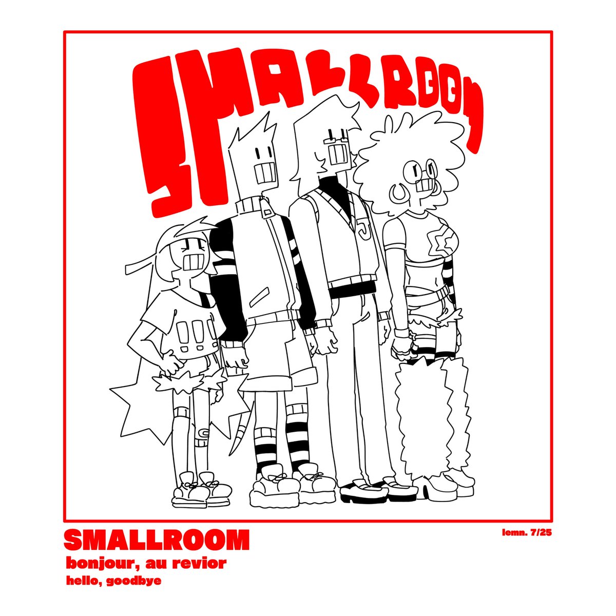 lemmingue_'s tweet image. (oc band) 
SMALLROOM - bonjour, au revior