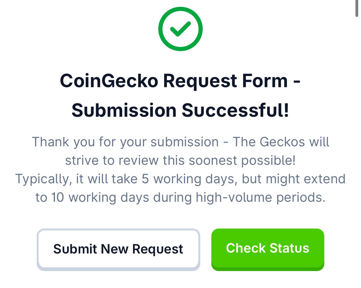 Pierro 🧃 (@pierro_btc) on Twitter photo Just submitted the application for the <a href="/coingecko/">CoinGecko</a> verification 
$ERDOU soon verified
ID : CL1407250033 Just submitted the application for the <a href="/coingecko/">CoinGecko</a> verification 
$ERDOU soon verified
ID : CL1407250033