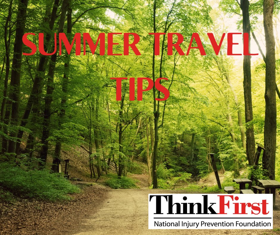 More cars. Longer trips. Hotter roads. ☀️🚗
Summer travel is in full swing—stay safe out there:

✅ Buckle up
✅ Avoid distractions
✅ Rest before long drives
✅ Stay hydrated

Smart choices save lives. #ThinkFirst #SafetyForEveryone #SummerTravel