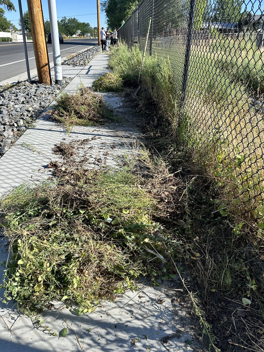 KrawlZone's tweet image. Helping out a widow in the neighborhood who had a problem with weeds. A group of us came together to help out and made short work of a big problem. Talking with her afterwards made it all worth it. She was so grateful and touched we’d be willing to help her. #service