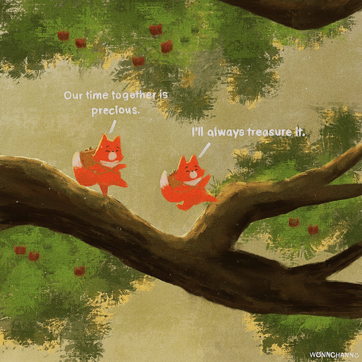 wonnchann's tweet image. 🦊❤️🦊